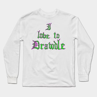 draw and doodle Long Sleeve T-Shirt